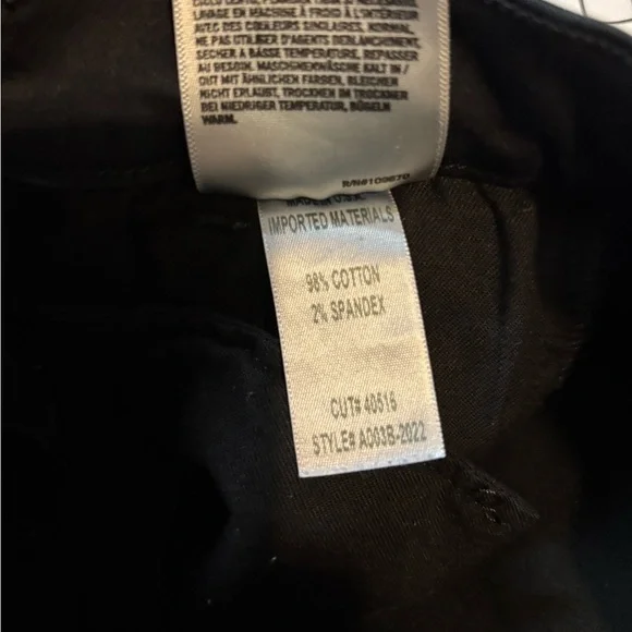 Agolde Women’s Size29 Black Distressed High Rise Skinny Jeans - Picture 5 of 10